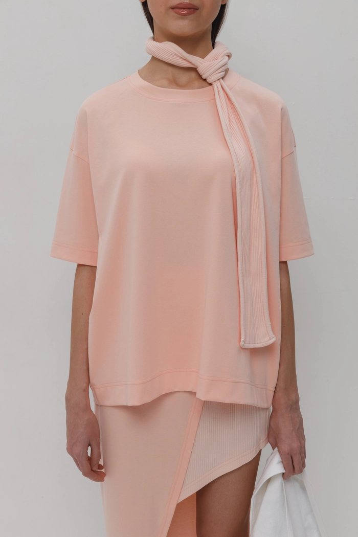 ФУТБОЛКА ТРИНА ПЕРСИКОВЫЙ