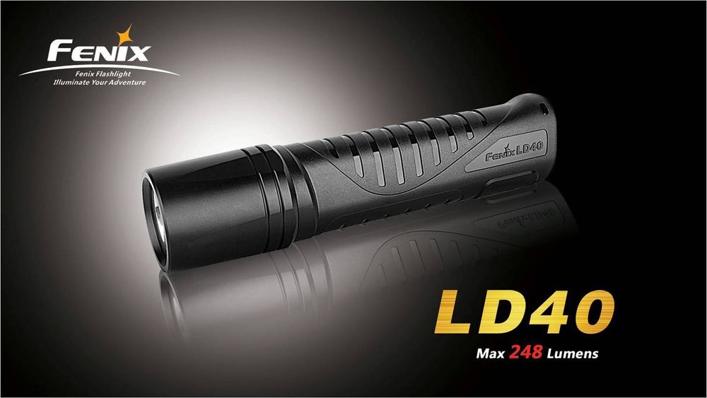 Фонарь Fenix LD40 (Cree R4, 248 лм, 4хАА)