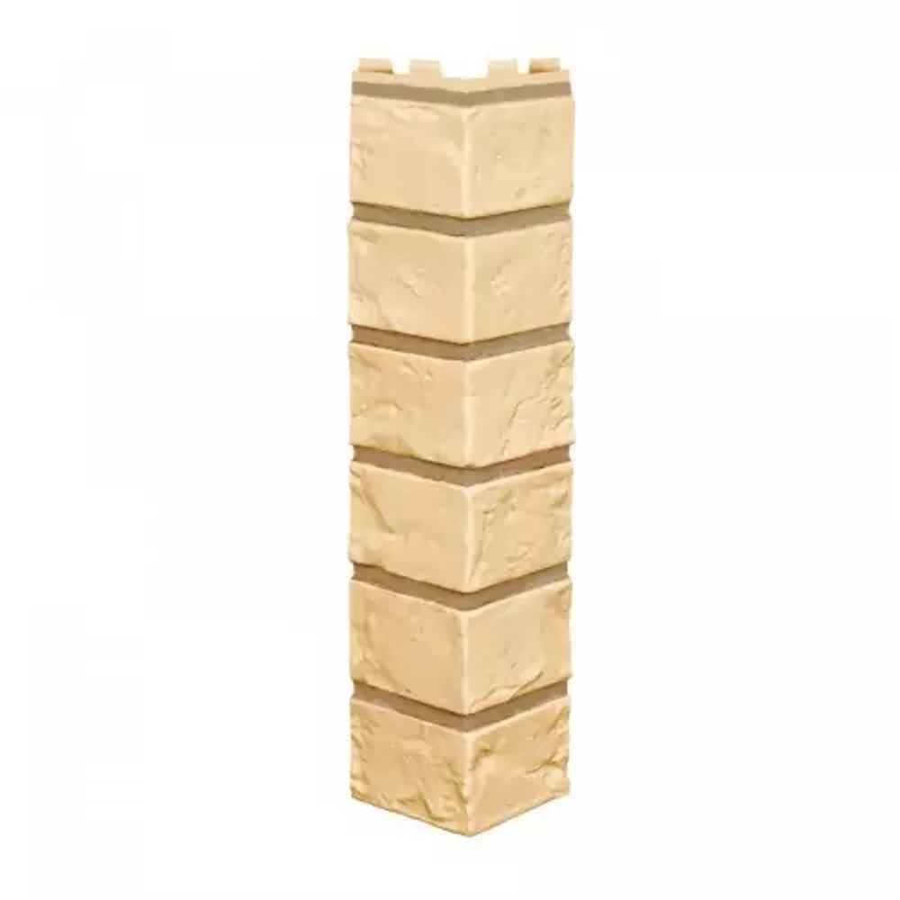 Угол наружный Vilo Brick (Кирпич), Песочный