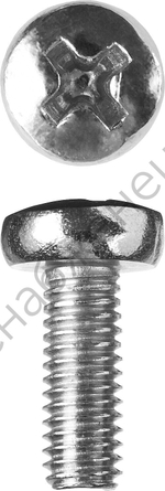 ЗУБР DIN 7985 M6 x 16 мм, кл. пр. 4.8, винт с полусферической головкой, цинк, 5 кг (303150-06-016)