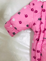 Комбинезон-трасформер детский 2в1 "Слоники" , модель: 72-18 (Rusland) (Цвет: Серый, Размер: 80)