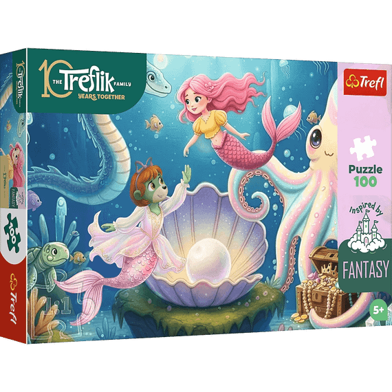 Pazl \ Puzzle \ Пазлы Puzzles - "100" Inspired By Fantasy - Knight of Treflik and the Dragons / KAZSTUDIO SA The Treflik