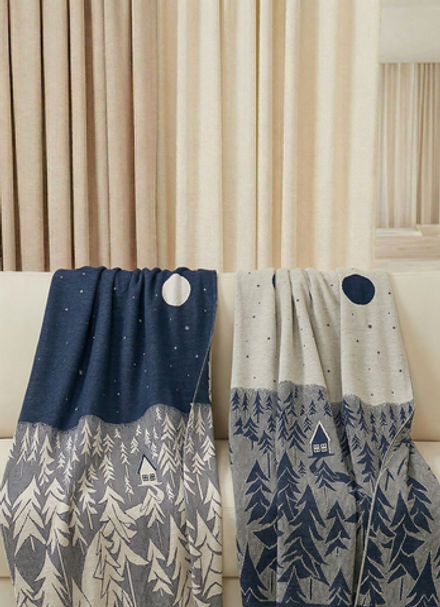 Плед 120x160 Лес ПД051