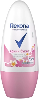 Rexona Антиперспирант Motionsense Яркий букет, ролик, 50 мл