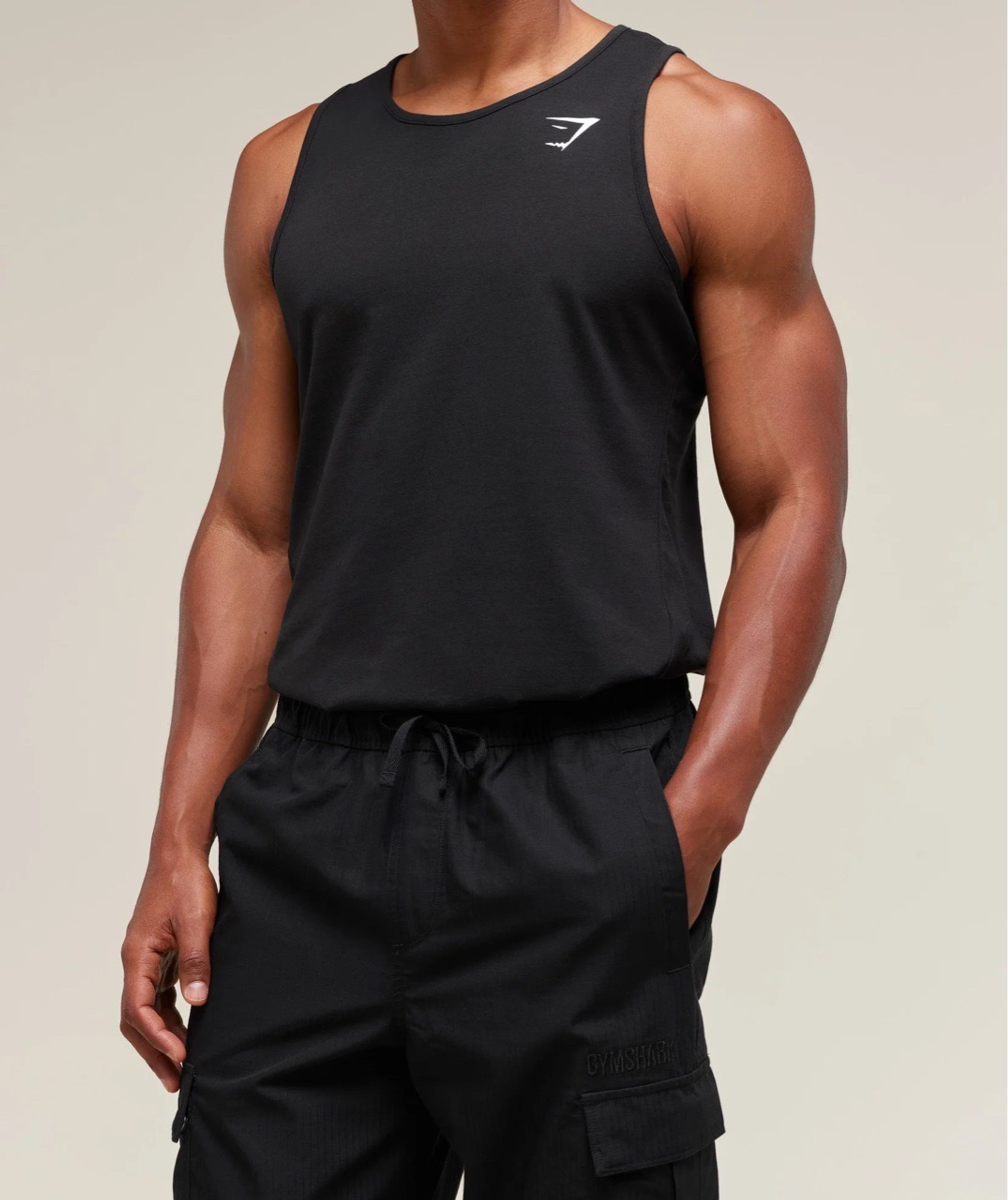 Майка GYMSHARK Critical Tank Black
