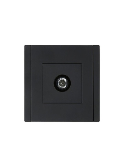 Розетка TV оконечная FORTE&PIANO FP128 черн. IEK FP-A10-O-K02