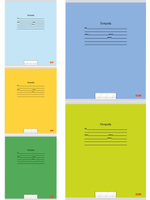 Тетрадь А5 12л. кос лин. "Учусь на Отлично-4" в ассорт. (Проф-Пресс)