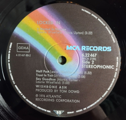 Винтажная виниловая пластинка LP Wishbone Ash Locked In (Germany 1976)