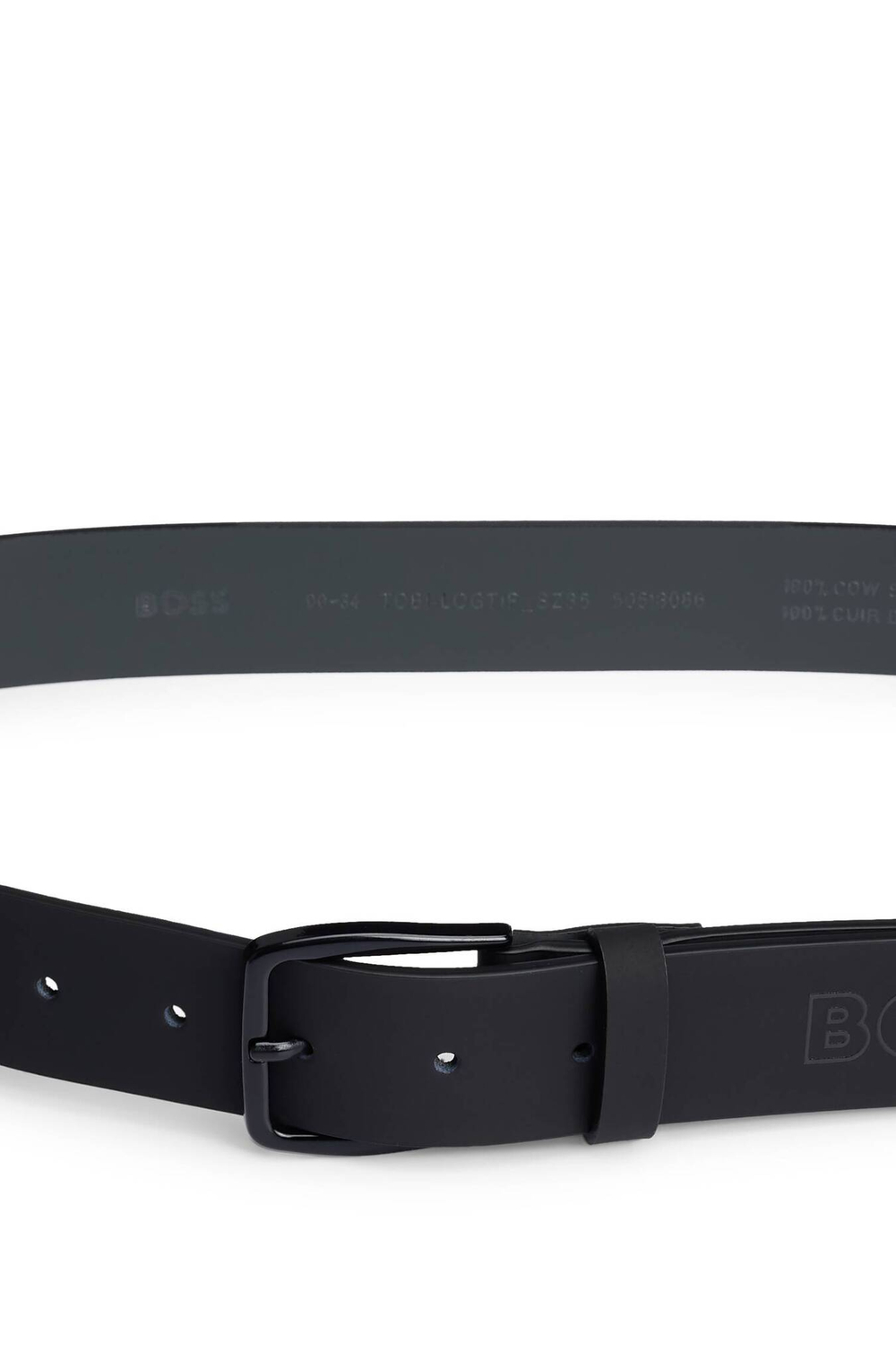 Кожаный ремень Tobi-LogTip_Sz BOSS BLACK - черный(50513086)