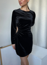 Бархатное платье Zara, S