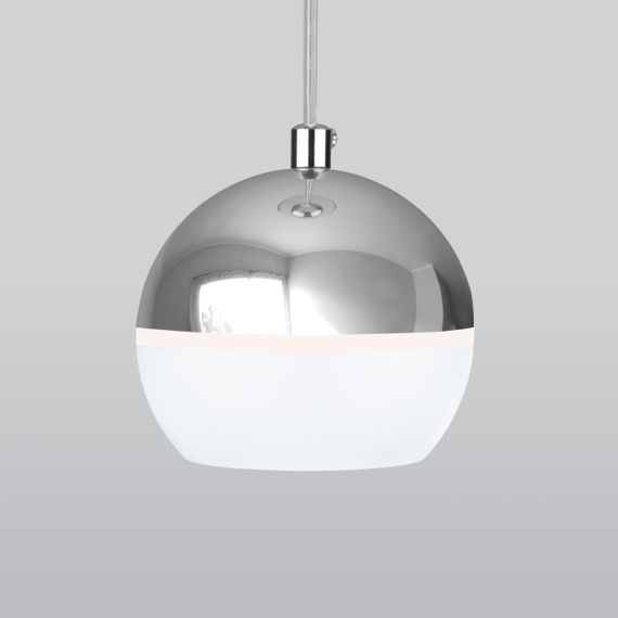 Подвесной светодиодный светильник Elektrostandard DLS023 9W 4200K белый/хром a047803