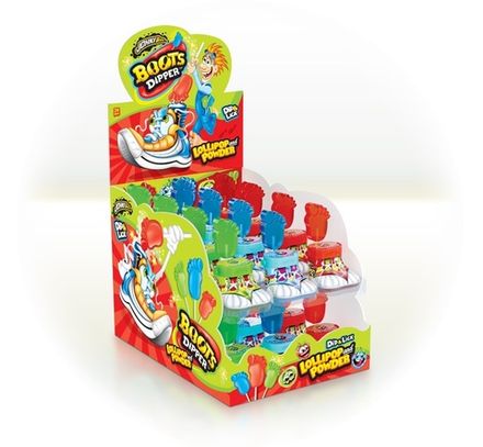 Леденец Dip-n-Lick JohnyBee Ботинки (Boots Dipper) 30гр