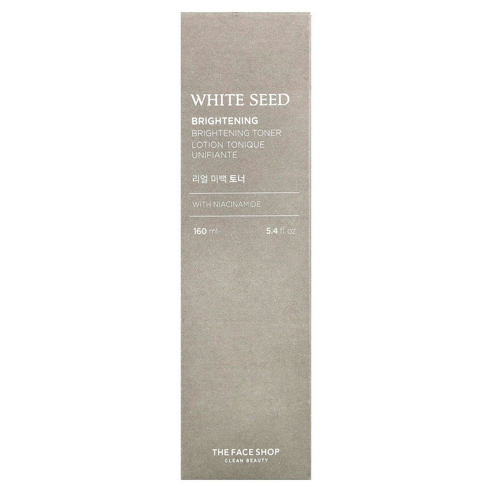 The Face Shop, White Seed, осветляющий тоник с никотинамидом, 160 мл (5,4 жидк. унции)