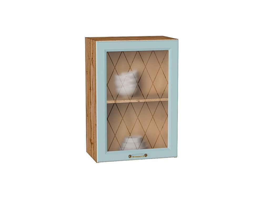 Шкаф верхний с 1-ой остекленной дверцей Ницца