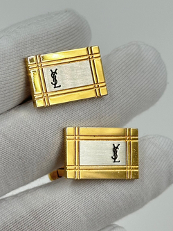 Запонки биколор Yves Saint Laurent