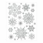 Украшение для окон и стекла ЗОЛОТАЯ СКАЗКА "Снежинки объемные 1", 30х38 см, ПВХ, 591258