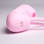 Вакуумный стимулятор клитора Youvic DF923-PINK, 16 см, с виброшариками