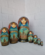 Матрешка "Санкт-Петербург" 7 мест