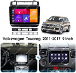 Штатная магнитола для Volkswagen Touareg II 2010-2018 (для RNS850) - Carmedia SF-9107-NPQ QLed, Android 12, TS10,  CarPlay, 4G SIM-слот