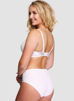 Бюстгальтер из мягкого микроволокна с уплотненными формованными чашками (Размер: 80A) (Цвет: пудровый)