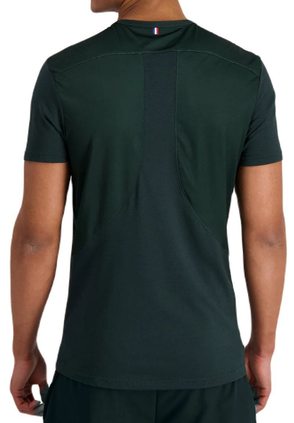 Теннисная футболка Le Coq Sportif Training T-Shirt Short Sleeve N°1 - scarab/black