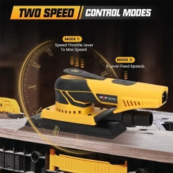 Затирочная машинка HYVST ks-06-150-3.0(ход 3.0мм) многофункциональный Электрическая эксцентриковая бесщеточная шлифмашинка