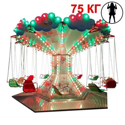 Цепочная Карусель Юла 4 грузоподъемность 75 кг/место