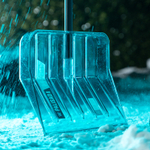 Лопата для уборки снега поликарбонат, 460х400х1400 мм, алюминиевый черенок, LUXE Palisad