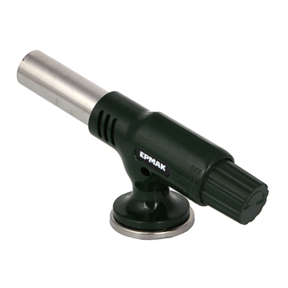 Горелка газовая с пьезоподжигом ЕРМАК широкое сопло 16*4,5*6,4см (90шт/кор)