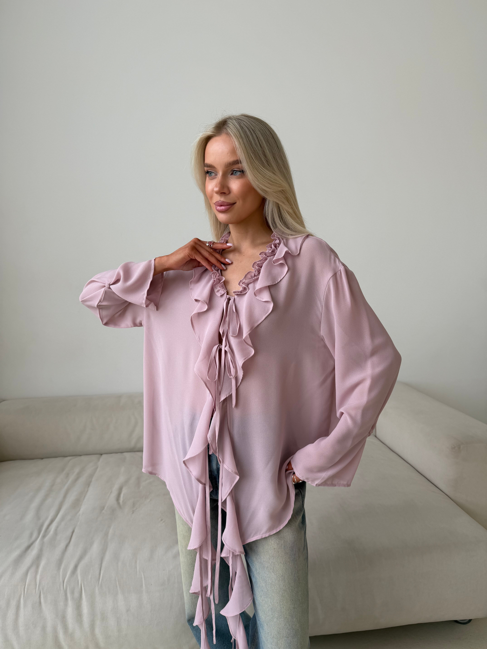Блуза Flow лиловый