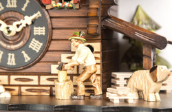 Часы настенные с кукушкой Tomas Stern 5021 Германия фрагмент