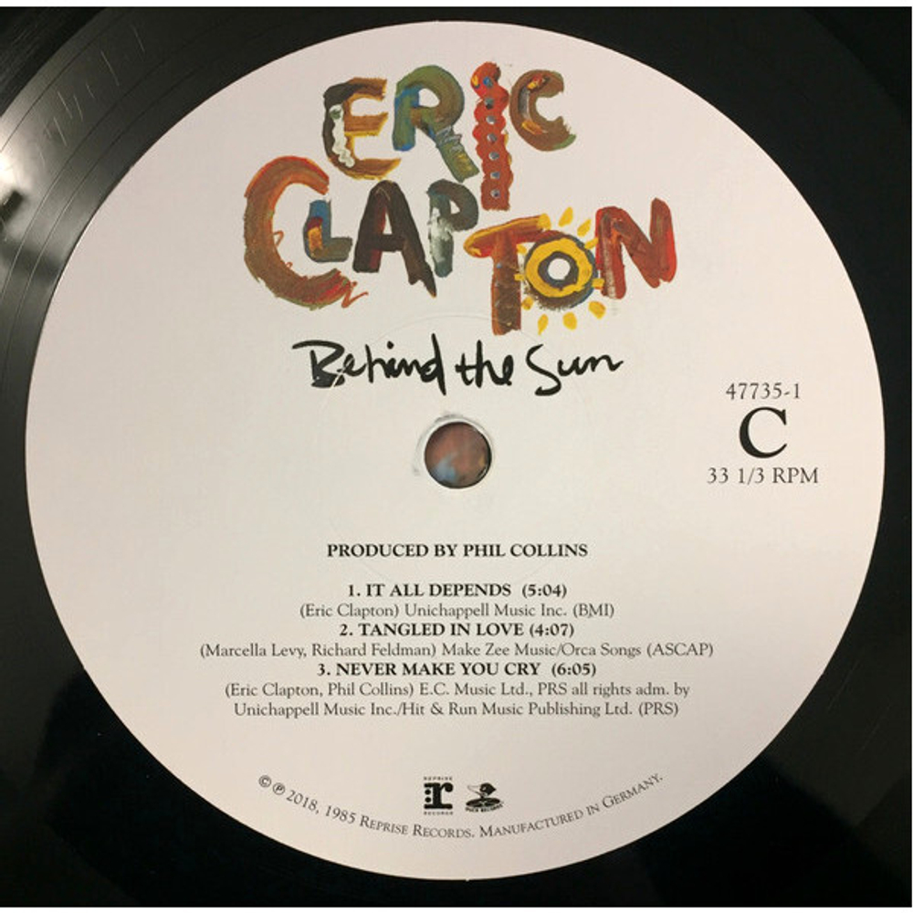 Eric Clapton / Behind The Sun (2LP)