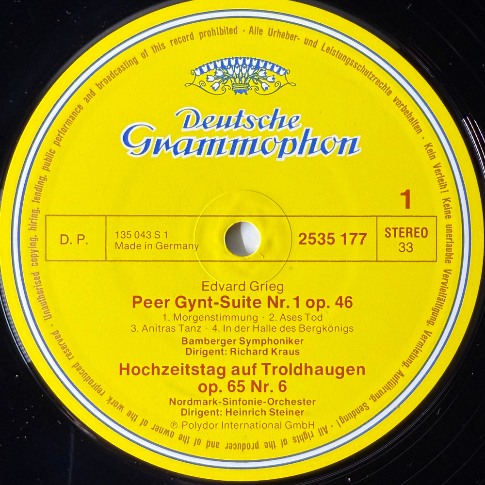 Эдвард Григ – Пер Гюнт (Германия 1976г.)