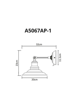 Бра Arte Lamp Lido A5067AP-1WH