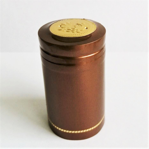 Термоусадочный колпачок для виски 1л.золотой