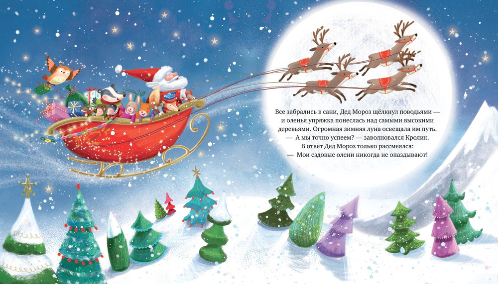 Книжки-картинки. Дед Мороз спешит на помощь!