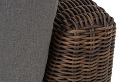 "Капри" трансформирующаяся лаунж-зона из искусственного ротанга, цвет коричневый