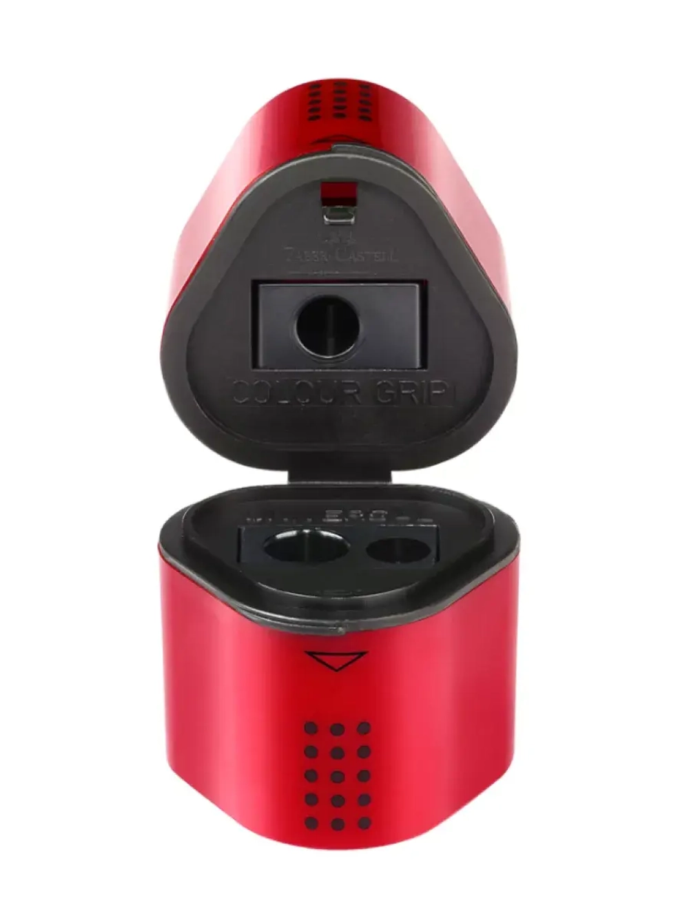 Точилка Trio Grip 2001 красная или синяя 3 отверстия