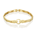 Браслет «Амфисбена» из лимонного золота