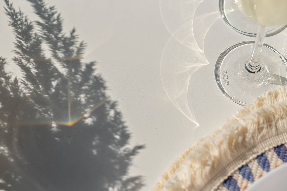 "Венето" обеденная группа на 6 персон со стульями "Милан", каркас белый, роуп бежевый