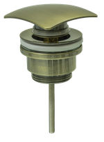 Донный клапан с перел. GANZER F-10D КВАДРАТ/БРОНЗ