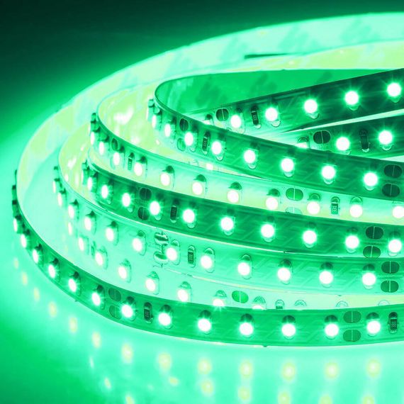 Светодиодная лента Arlight 9,6W/m 120LED/m 3528SMD зеленый 5M 008782