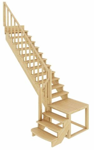 Лестница на второй этаж К-002м/1 Левая