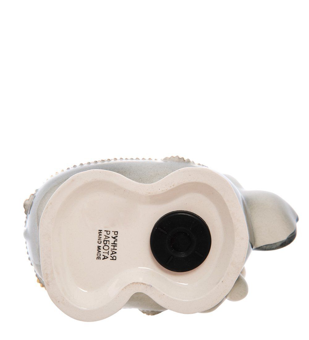 ГЛ- 666/1 Фигурка «Слон» цв. Золото (Гжельский фарфор)