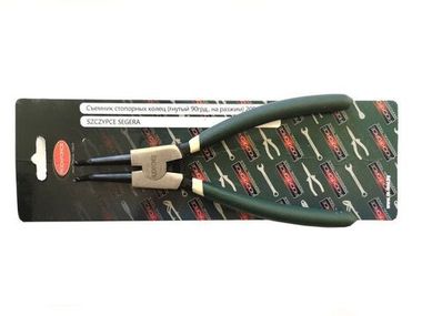 Съемник стопорных колец гнутый на разжим(90°,L-330мм),в блистере RockForce##Rock FORCE RF-609330SB