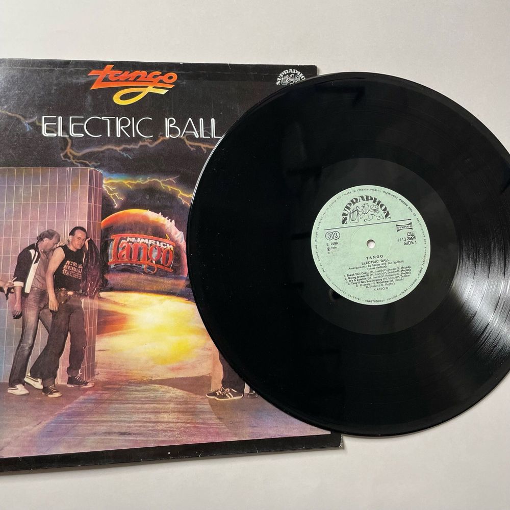 Винтажная виниловая пластинка LP Tango Electric Ball (Чехословакия 1986)