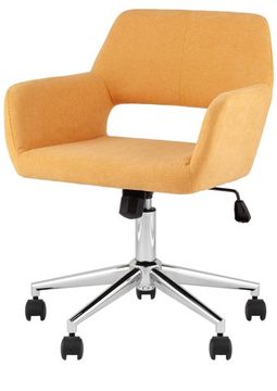 Стул офисный ROSS рогожка желтый