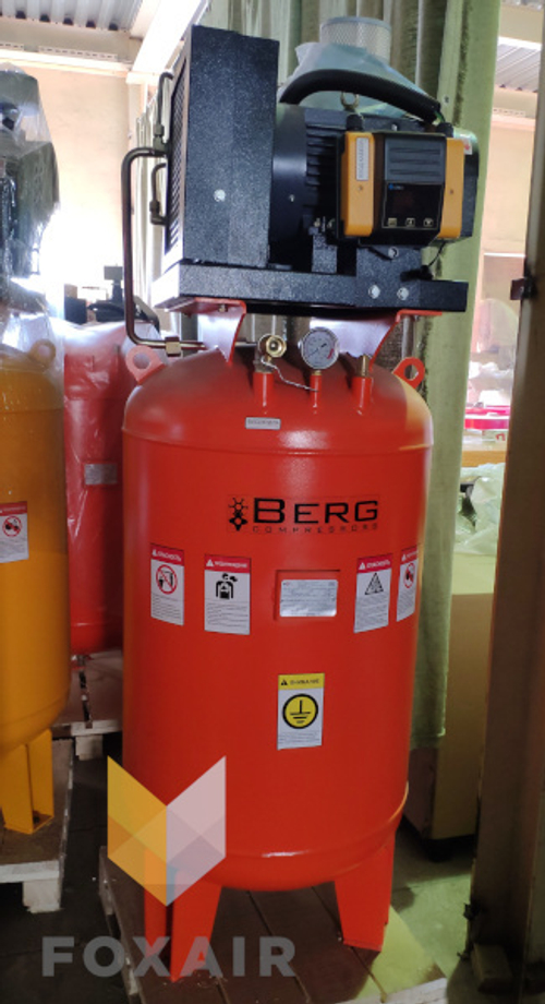 Винтовой компрессор BERG ВК-4РВ-250 8 бар с вертикальным ресивером