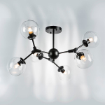 785067 Люстра BETA 6x40W E27 ЧЕРНЫЙ
