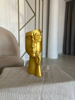 Кашпо - Скульптура - Гипсовая голова Романтик